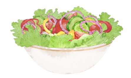 A bowl of salad