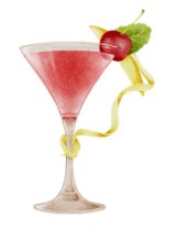 A cocktail glass